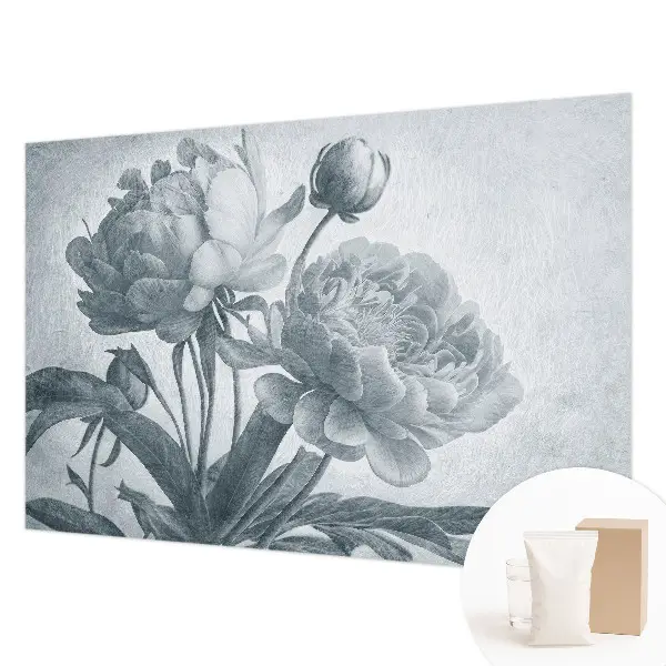 Bedruckte Vlies-Fototapete mit floralem Motiv in elegantem Chic