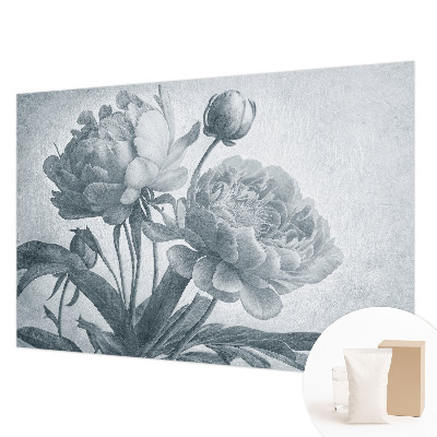 Bedruckte Vlies-Fototapete mit floralem Motiv in elegantem Chic