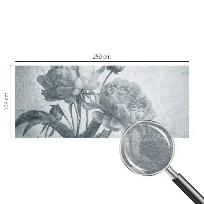 Bedruckte Vlies-Fototapete mit floralem Motiv in elegantem Chic