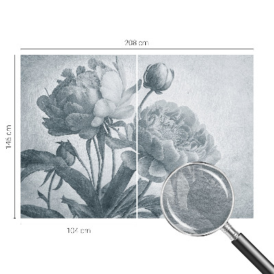 Bedruckte Vlies-Fototapete Floraler Chic