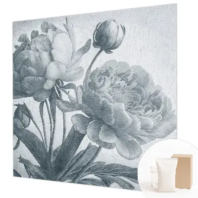Bedruckte Vlies-Fototapete mit floralem Motiv in elegantem Chic