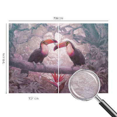 Moderne Vlies-Fototapete Exotisches Paar