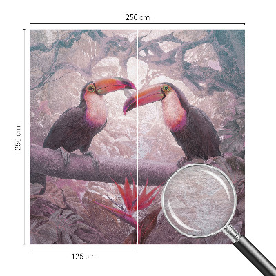 Moderne Vlies-Fototapete Exotisches Paar