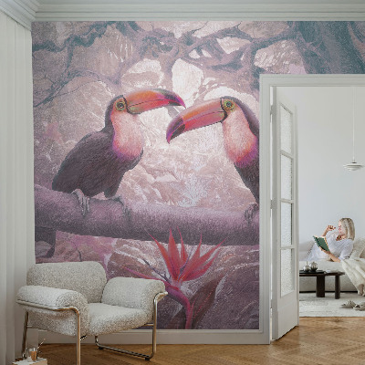 Moderne Vlies-Fototapete Exotisches Paar