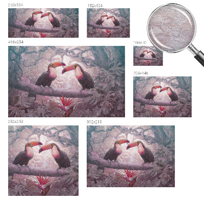 Moderne Vlies-Fototapete Exotisches Paar