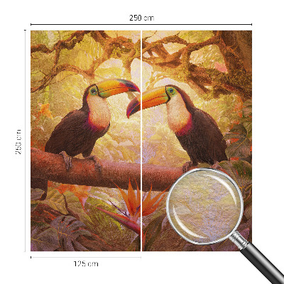 Motivtapete Bunte Tukane