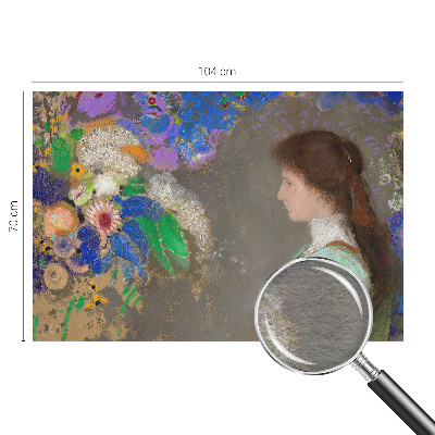 Dekorative Wand-Fototapete mit einer romantischen Szene