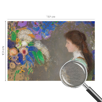 Dekorative Wand-Fototapete mit einer romantischen Szene