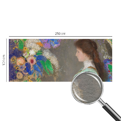 Dekorative Wand-Fototapete mit einer romantischen Szene