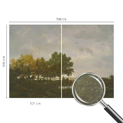 Fototapete fürs Wohnzimmer Waldlandschaft