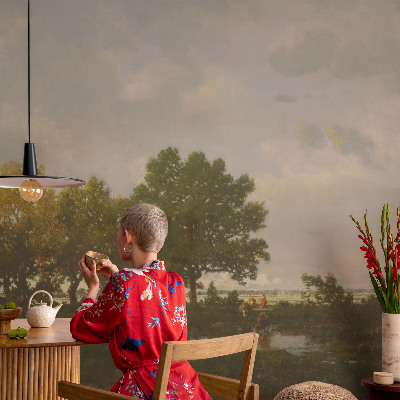 Fototapete fürs Wohnzimmer Waldlandschaft