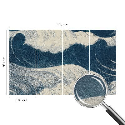 Vlies-Fototapete mit Motiv Meereswellen