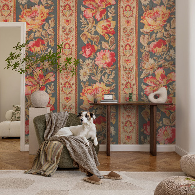 Motivtapete aus Vlies Bunte Blumen