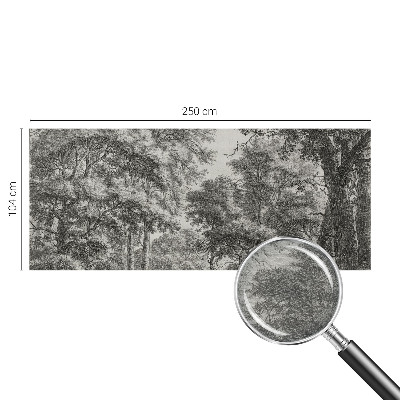 Vlies-Fototapete nach Maß mit Motiv einer Waldlandschaft
