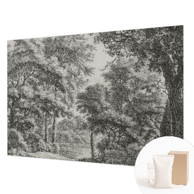 Vlies-Fototapete nach Maß mit Motiv einer Waldlandschaft