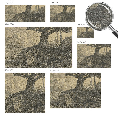 Fototapete aus Vlies Lesecharakter