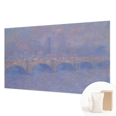 Vliestapete fürs Wohnzimmer Blaue Brücke