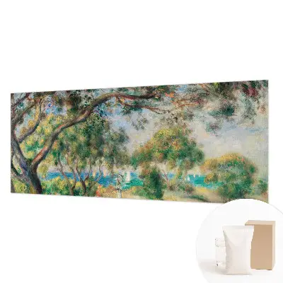 Vliestapete fürs Schlafzimmer mit einer Küstenlandschaft