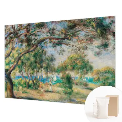 Vliestapete fürs Schlafzimmer mit einer Küstenlandschaft