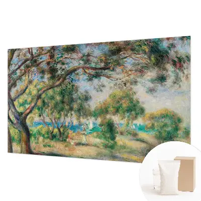 Vliestapete fürs Schlafzimmer mit einer Küstenlandschaft