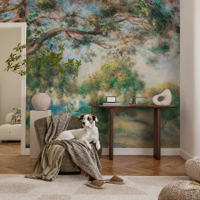 Vliestapete fürs Schlafzimmer mit einer Küstenlandschaft
