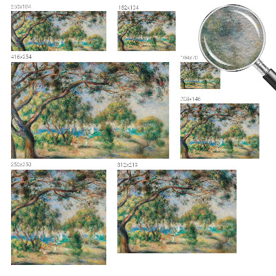 Vliestapete fürs Schlafzimmer Küstenlandschaft