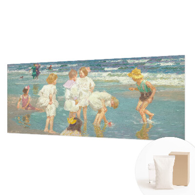 Moderne Vlies-Fototapete mit dem Motiv „Kindheit am Strand”