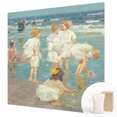 Moderne Vlies-Fototapete mit dem Motiv „Kindheit am Strand”