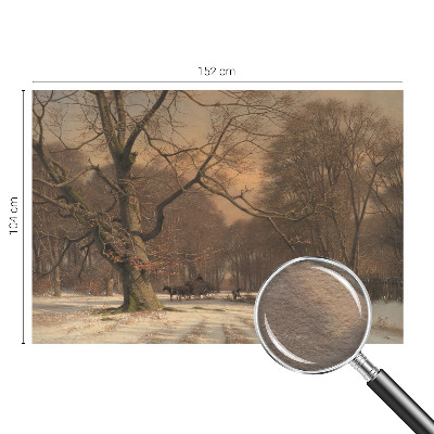 Motivtapete mit winterlicher Landschaft als Motiv