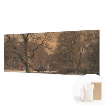 Motivtapete mit winterlicher Landschaft als Motiv
