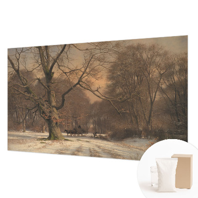 Motivtapete mit winterlicher Landschaft als Motiv