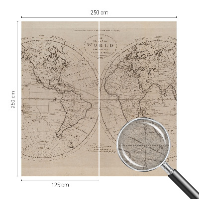 Bildtapete Alte Karte