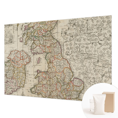 Wand-Fototapete Antike Karte