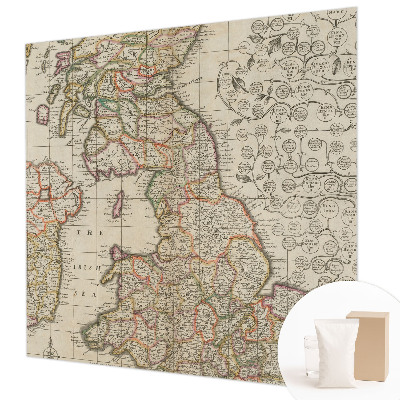 Wand-Fototapete Antike Karte