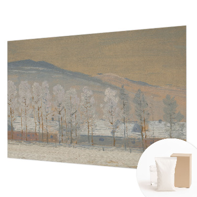 Fototapete mit einer Winterlandschaft