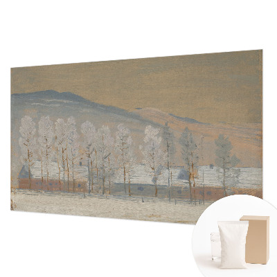 Fototapete mit einer Winterlandschaft