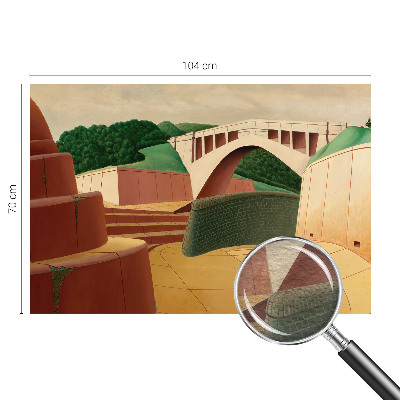 Dekorative Wand-Fototapete Friedliche Landschaft