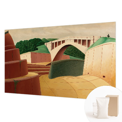 Dekorative Wand-Fototapete mit friedlicher Landschaft