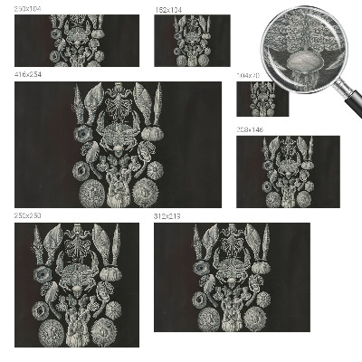 Motivtapete aus Vlies Unterwasserformen