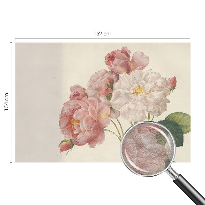 Vlies-Fototapete fürs Wohnzimmer Romantische Rosen