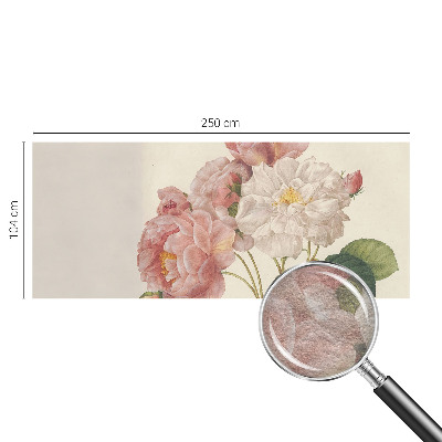 Vlies-Fototapete fürs Wohnzimmer Romantische Rosen