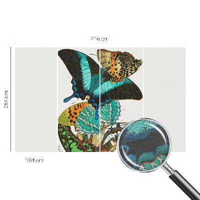 Vlies-Fototapete fürs Kinderzimmer Bunte Schmetterlinge