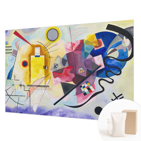 Vliestapete fürs Schlafzimmer Farbenfrohe Abstraktion