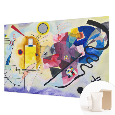 Vliestapete fürs Schlafzimmer Farbenfrohe Abstraktion