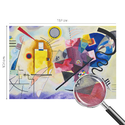 Vliestapete fürs Schlafzimmer Farbenfrohe Abstraktion