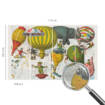 Bedruckte Vlies-Fototapete Ballonfahrt