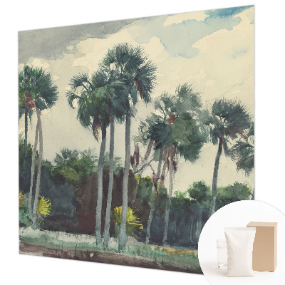 Moderne Vlies-Fototapete Exotische Palmen