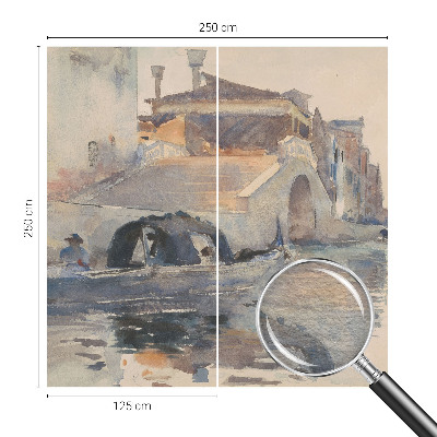 Vlies-Fototapete fürs Wohnzimmer mit venezianischem Harmoniemotiv