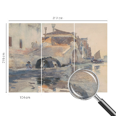 Vlies-Fototapete fürs Wohnzimmer Venezianische Harmonie