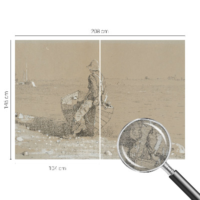 Motivtapete Nostalgische Szene